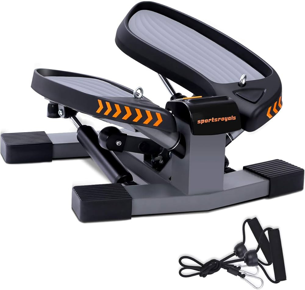 Sportsroyals Stair Stepper with Resistance Band and Vertical Climber Exercise Machine for Home, M... | Amazon (US)