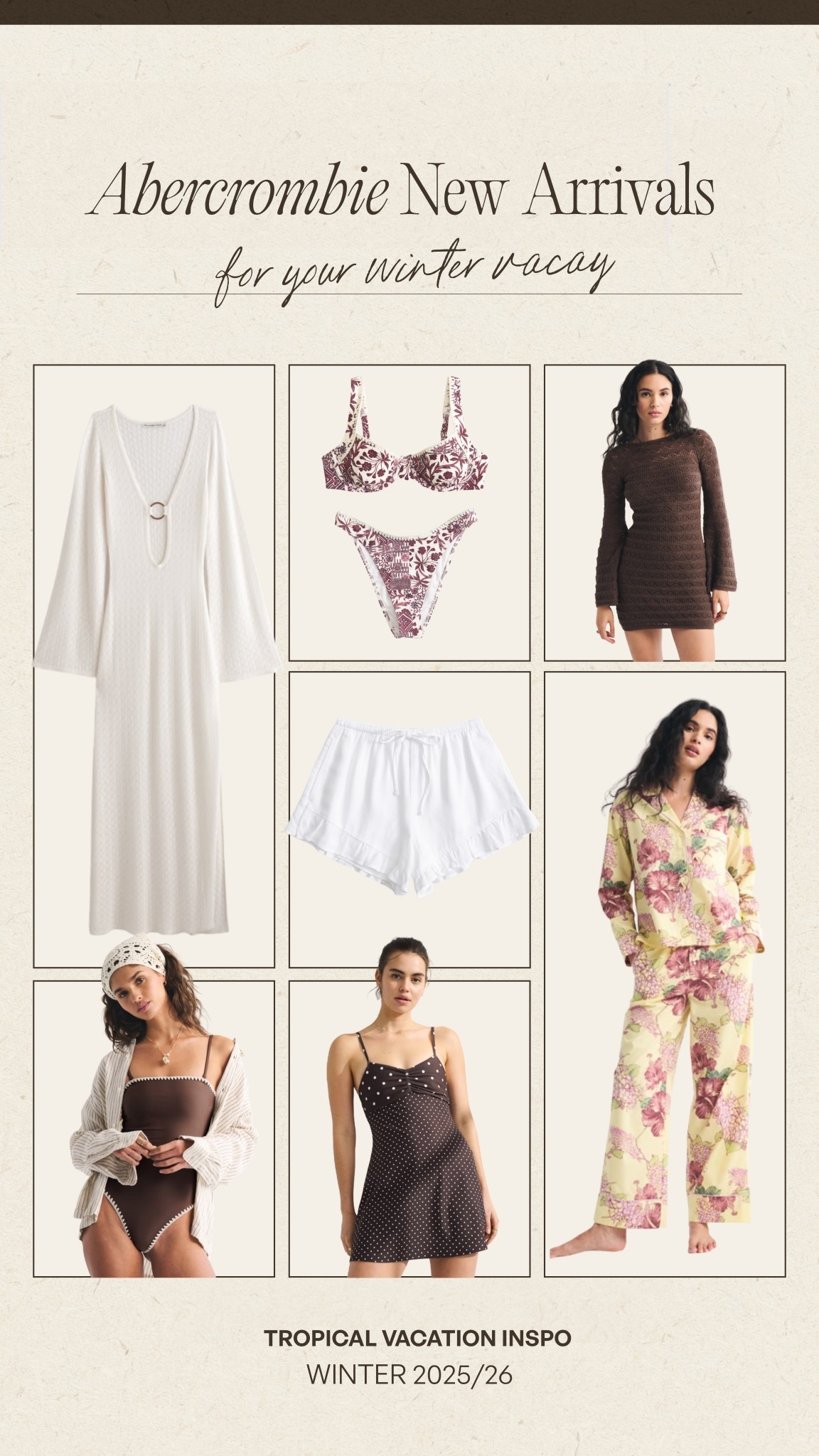 Some new arrivals from Abercrombie🤎🌴🥥 perfect if you are going on a vacation this winter! 

#LTKTravel #LTKMidsize #LTKSeasonal