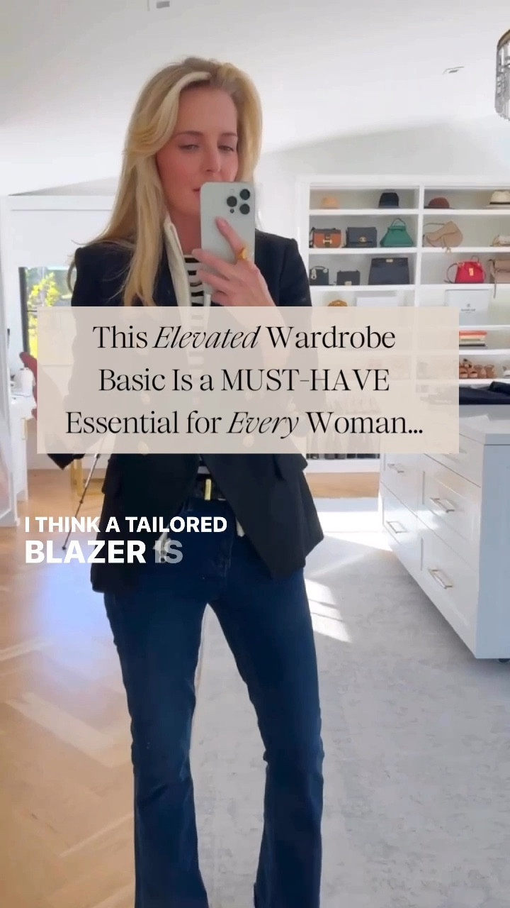 From casual Fridays to formal events, this timeless piece is a MUST-HAVE! 🖤

A tailored blazer is a true wardrobe workhorse. It's versatile, flattering, timeless, and the perfect piece to add a touch of sophistication to any outfit. You can pair it with jeans and a tee for a casual look or dress it up with a skirt and heels for a night out. No matter the look, it will instantly elevate your outfit. I recommend investing in a tailored blazer with a classic cut and quality fabric, like these two, so you'll have a piece that will last for years to come... You really can't go wrong with either of these!

For any questions on sizing, material, quality, and fit on either of these beautiful options, be sure to leave a comment!

~Erin xo 

 #blazerstyle #wardrobeessentials #casualfriday #wardrobebasics #closetessentials 

#LTKSeasonal #LTKFindsUnder100 #LTKWorkwear