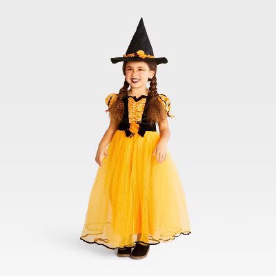 Kids' Witch Halloween Costume Dress with Hat - Hyde & EEK! Boutique™ | Target