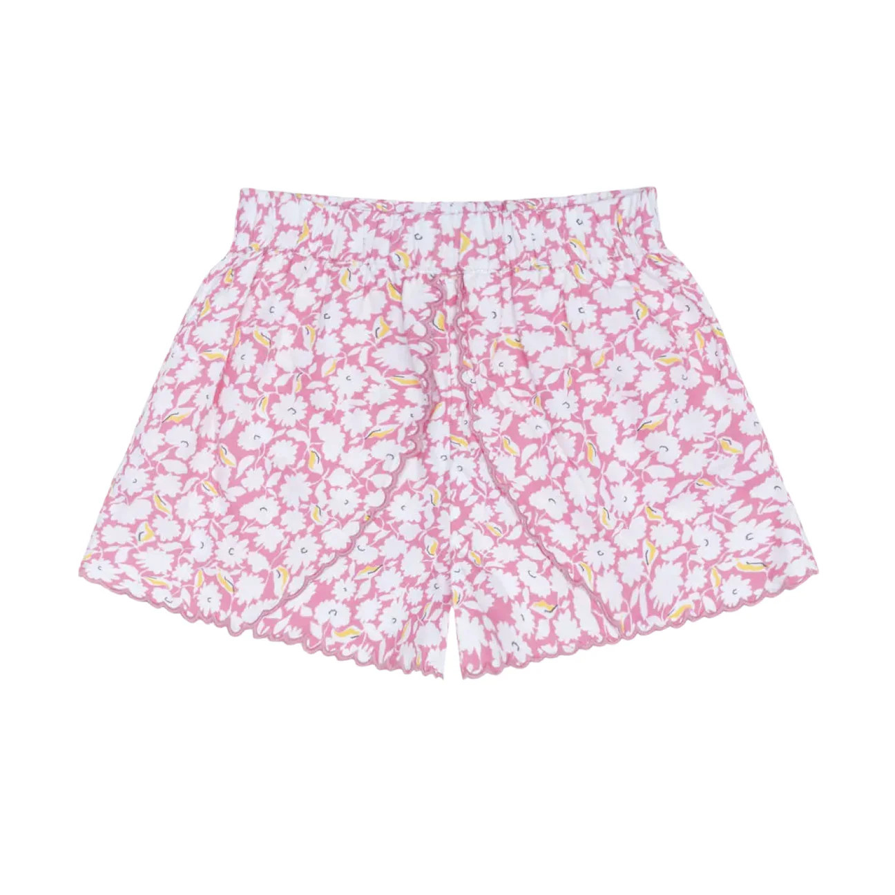 girls blush bloom scalloped short | Minnow