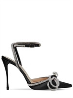 MACH & MACH110MM DOUBLE BOW SILK SATIN PUMPS | Luisaviaroma