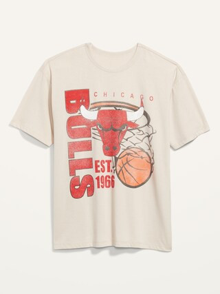 Oversized NBA® Chicago Bulls™ Gender-Neutral T-Shirt for Adults | Old Navy (US)