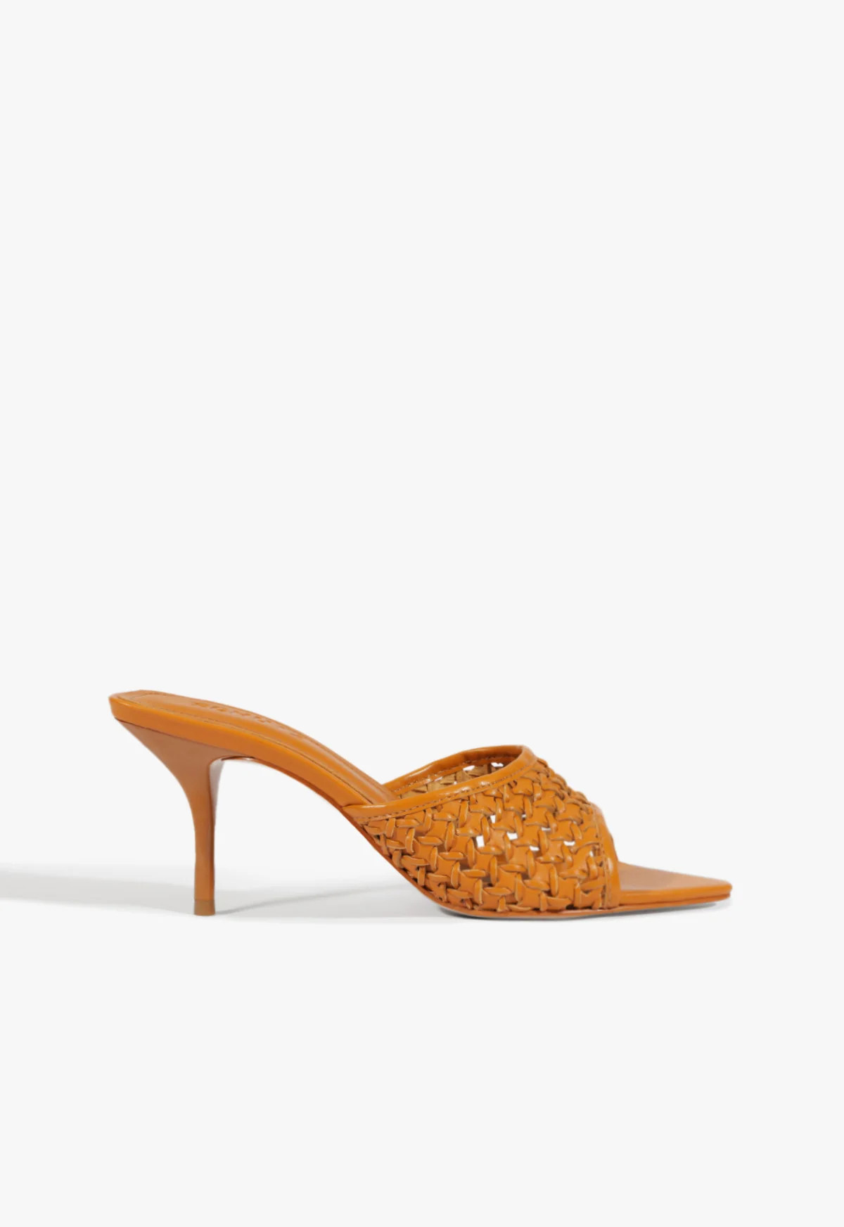 Elodie Braided Stiletto Sandal | Gold | Leather | Schutz (US)