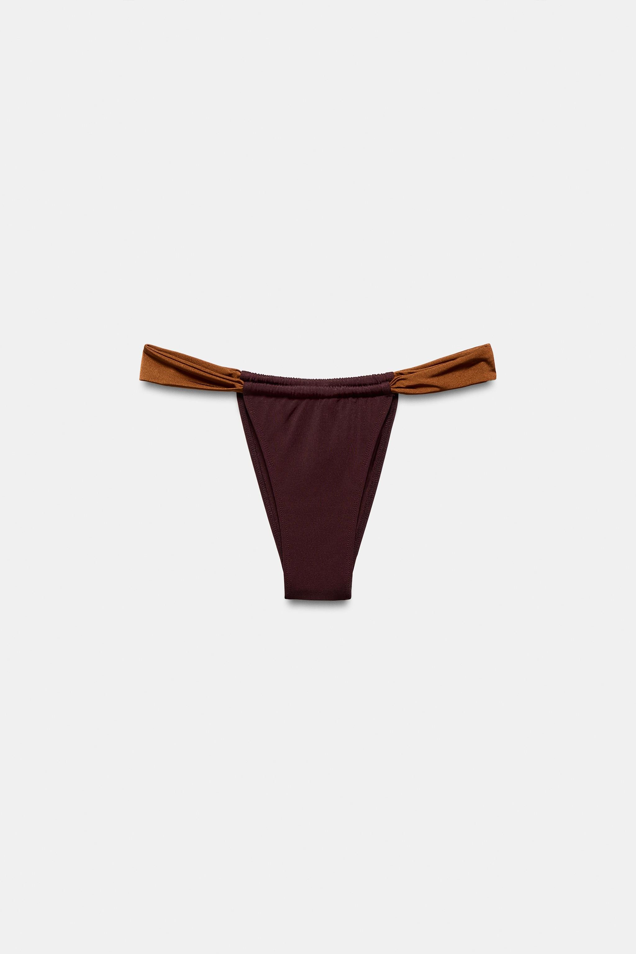 COMBINATION CURTAIN BIKINI BOTTOMS | Zara US