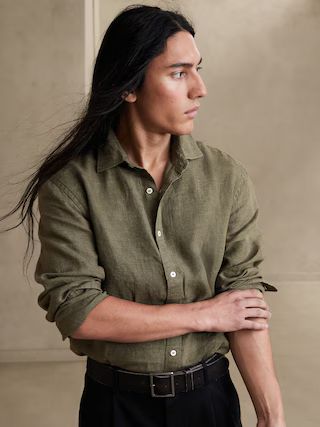 Castello Untucked Linen Shirt | Banana Republic (US)