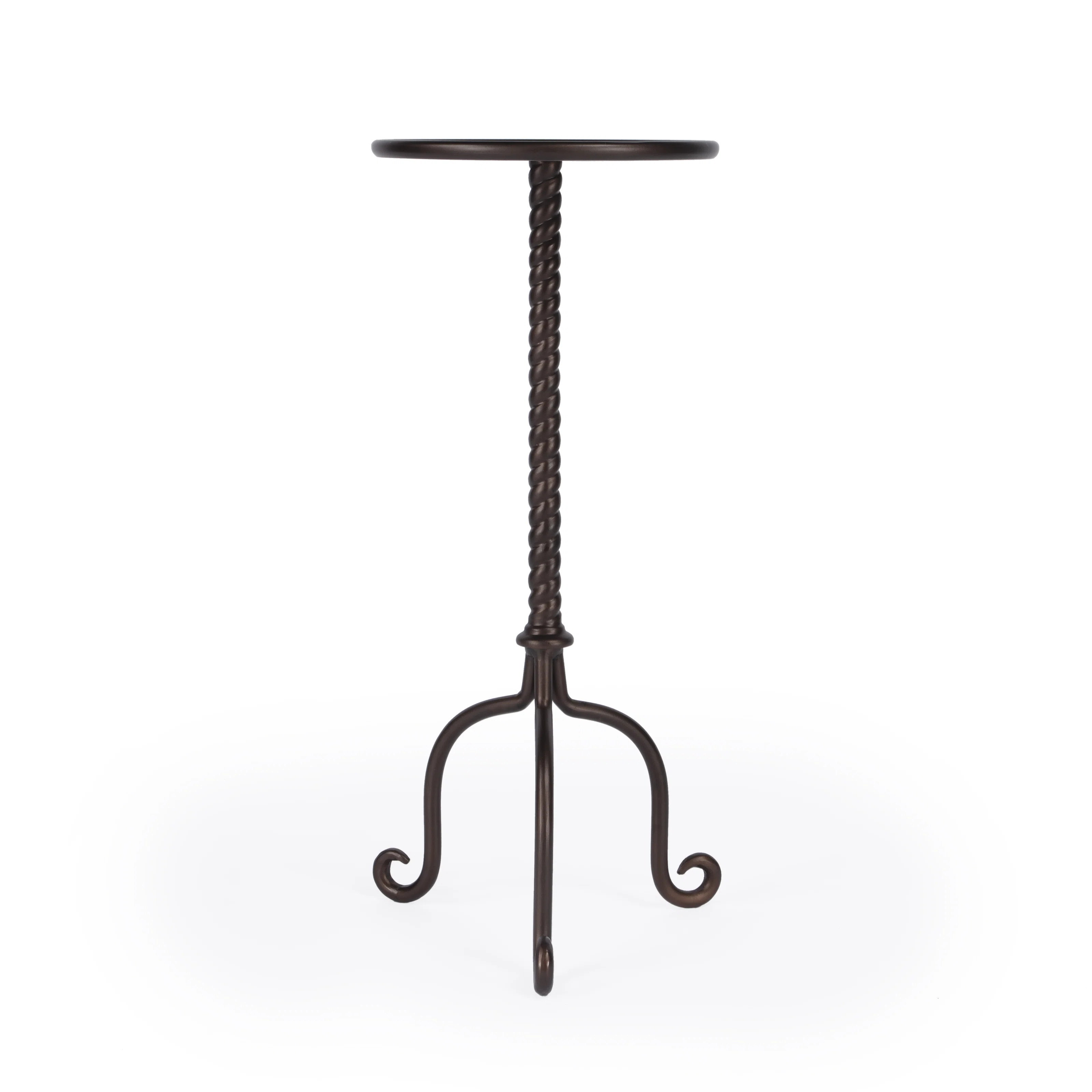 Alma Metal Pedestal Side Table | Perigold