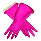 Casabella Premium Waterblock Reusable Household Cleaning Gloves, Medium, Pink | Amazon (US)