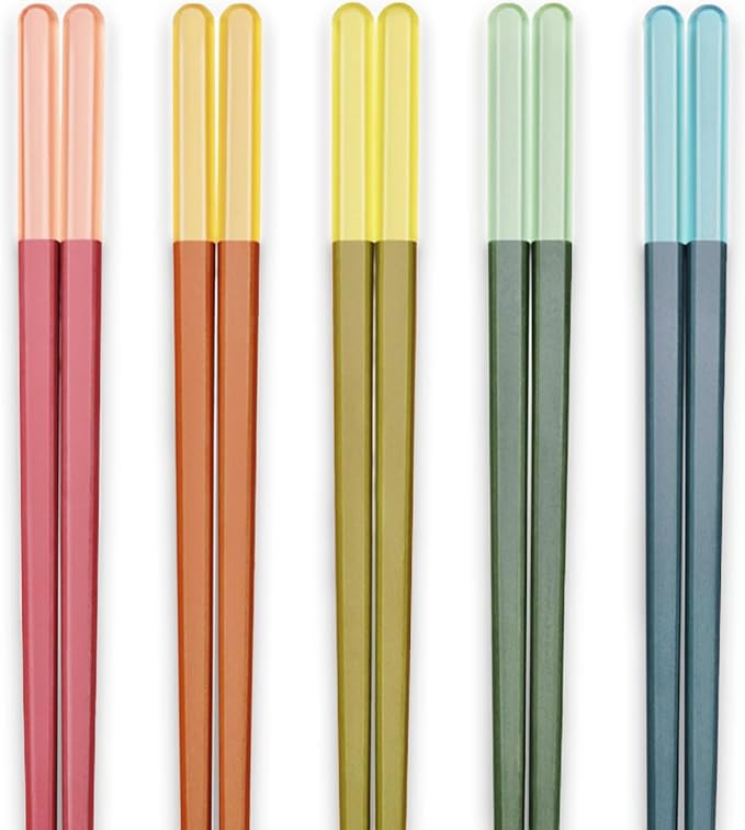 Random Mood Chopsticks Reusable Dishwasher Safe, Cooking Chopsticks, Korean Japanese Chinese Chop... | Amazon (US)