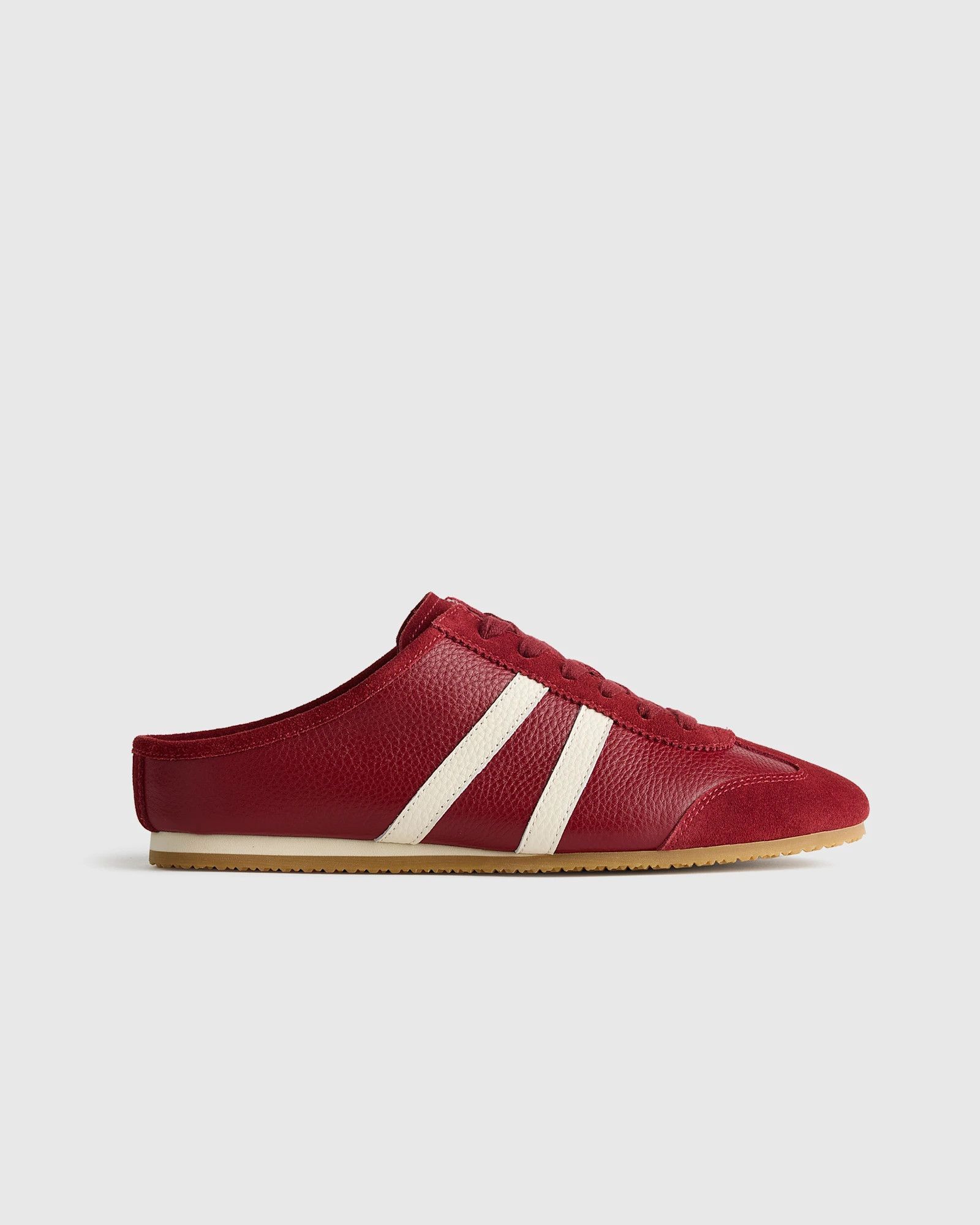 Quince | Women's Italian Leather Sneaker Mule in Birch, Size 10 | Quince
