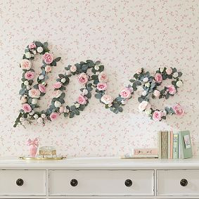 LoveShackFancy Love Floral Decor | Pottery Barn Teen