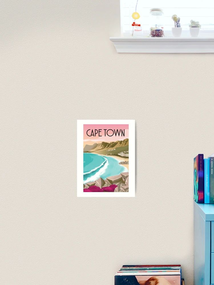 Cape Town  South AfricaTravel poster Art Print | Redbubble (US)