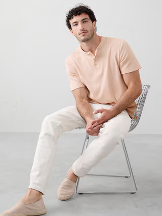 Textured Henley | Banana Republic Factory