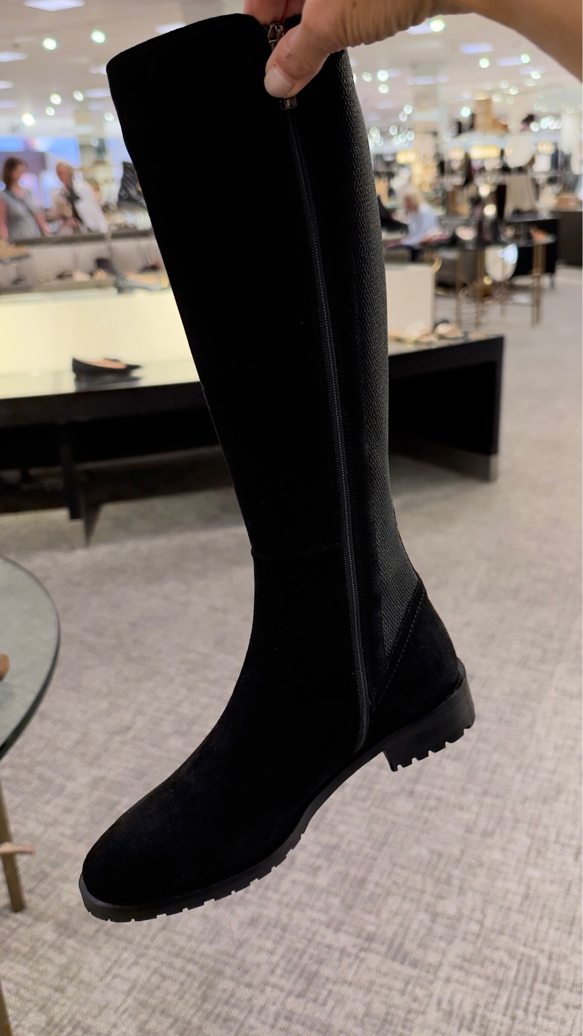 The perfect boots for fall! So comfy and chic. True to size.