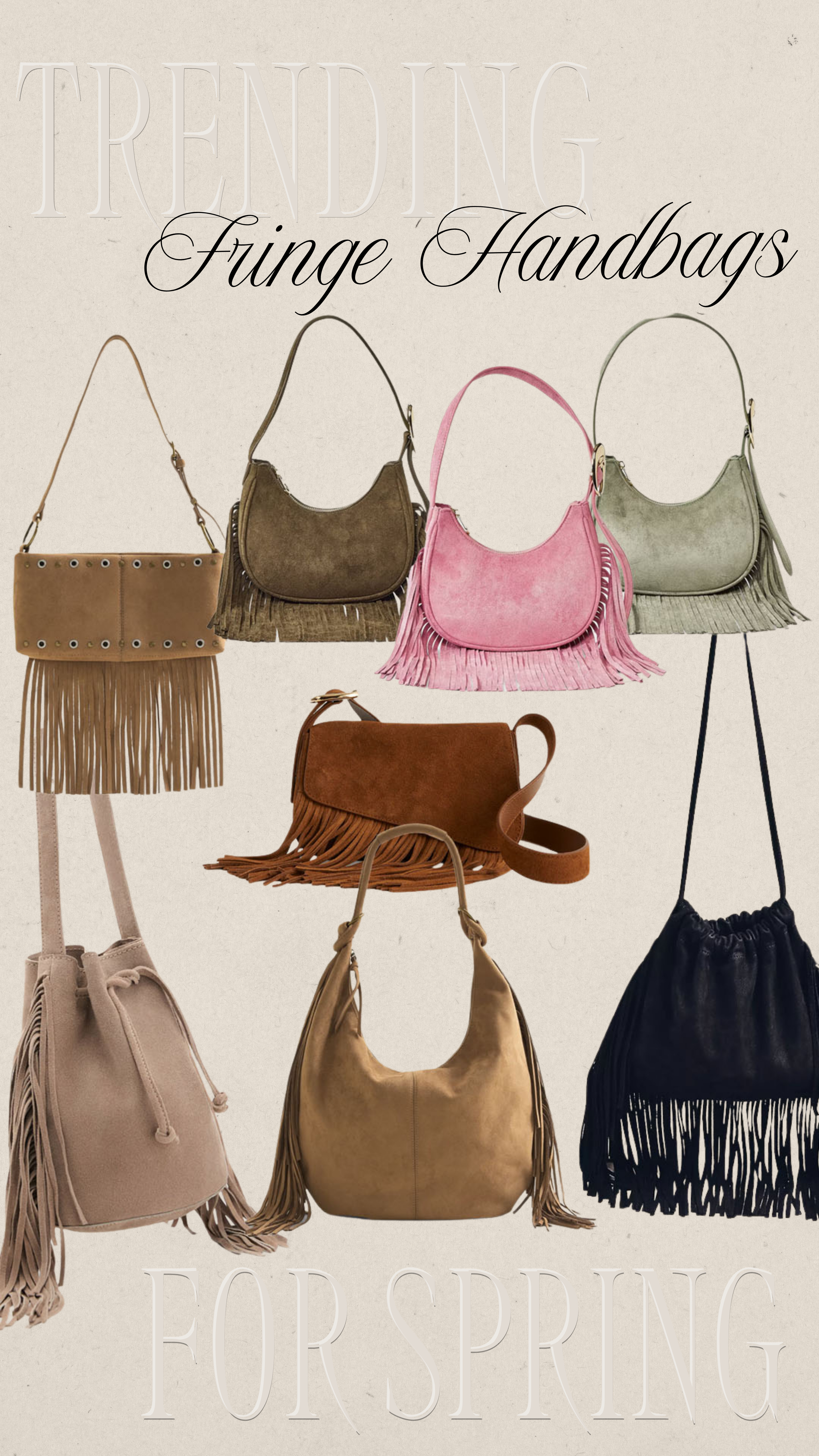 Spring Trends | Trending For Spring | Fringe Handbags 

 

#LTKSeasonal