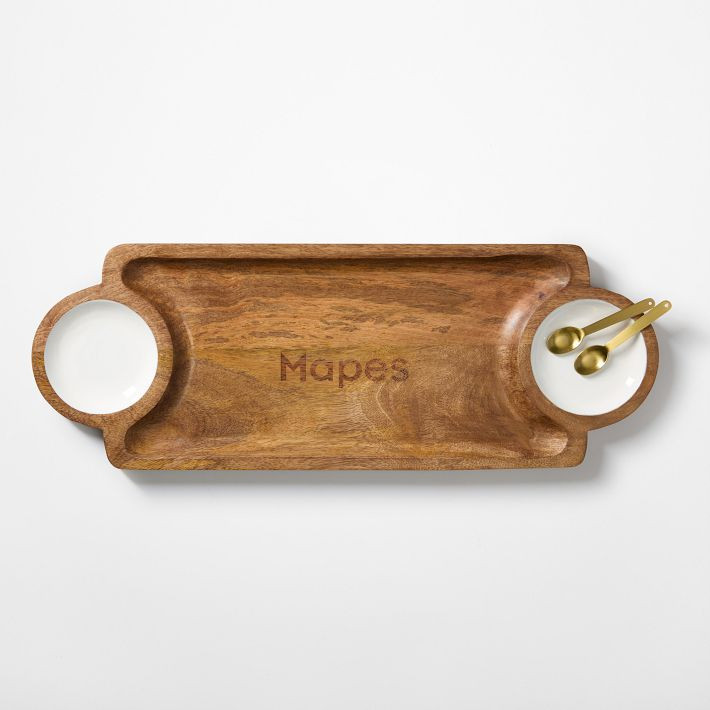 Wood and Enamel Dip Board Set | Mark and Graham