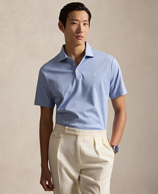 Classic Fit Soft Cotton Polo Shirt | Macy's