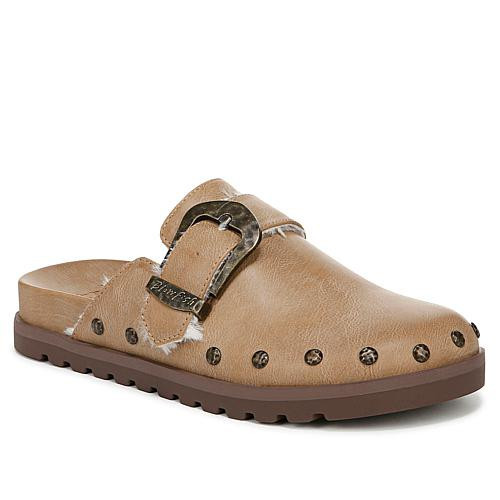 Blowfish Skylar Cozy Studded Clog - Tan - Size 8 | HSN