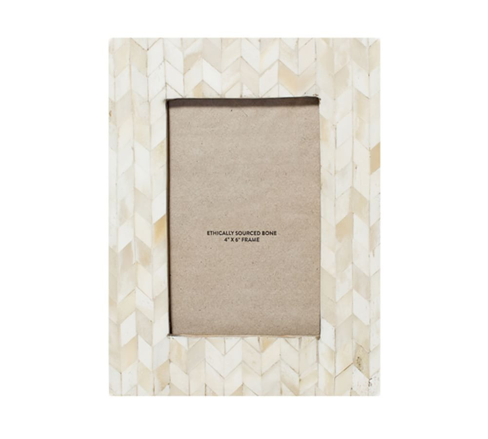 Sonia Bone Picture Frame - White | Pottery Barn (US)