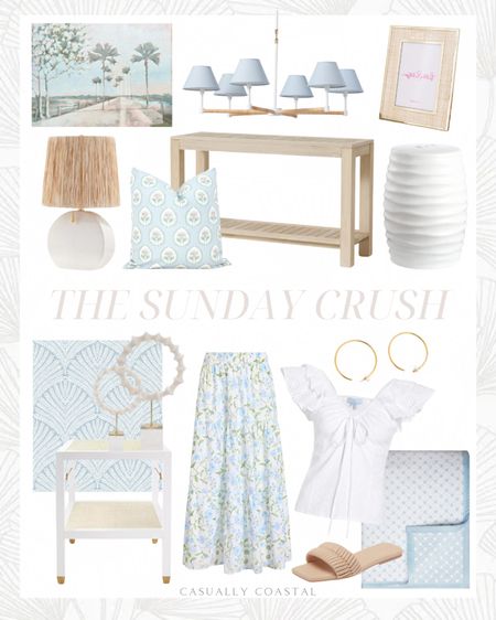 The Sunday Crush

Coastal home, coastal style, beach home, home, beach house, coastal decor, spring outfit, vacation outfit, Cabot side table, previse statuary, blue and white floral wallpaper, decorative garden stool, white garden stool, outdoor console table, pottery barn console table, pink pitt street bridge art, coastal wall art, artwork, gold large hoop earrings, gold jewelry, linx slide sandal, sandals, decorative pillow cover, coastal accent pillow, lace sky blanket, coastal table lamp, hill house zuri top, hill house Florence nap skirt, floral skirt, lily Pulitzer 4x6 picture frame, chandelier shades, larkspur chandelier 

#LTKfindsunder100 #LTKhome #LTKstyletip