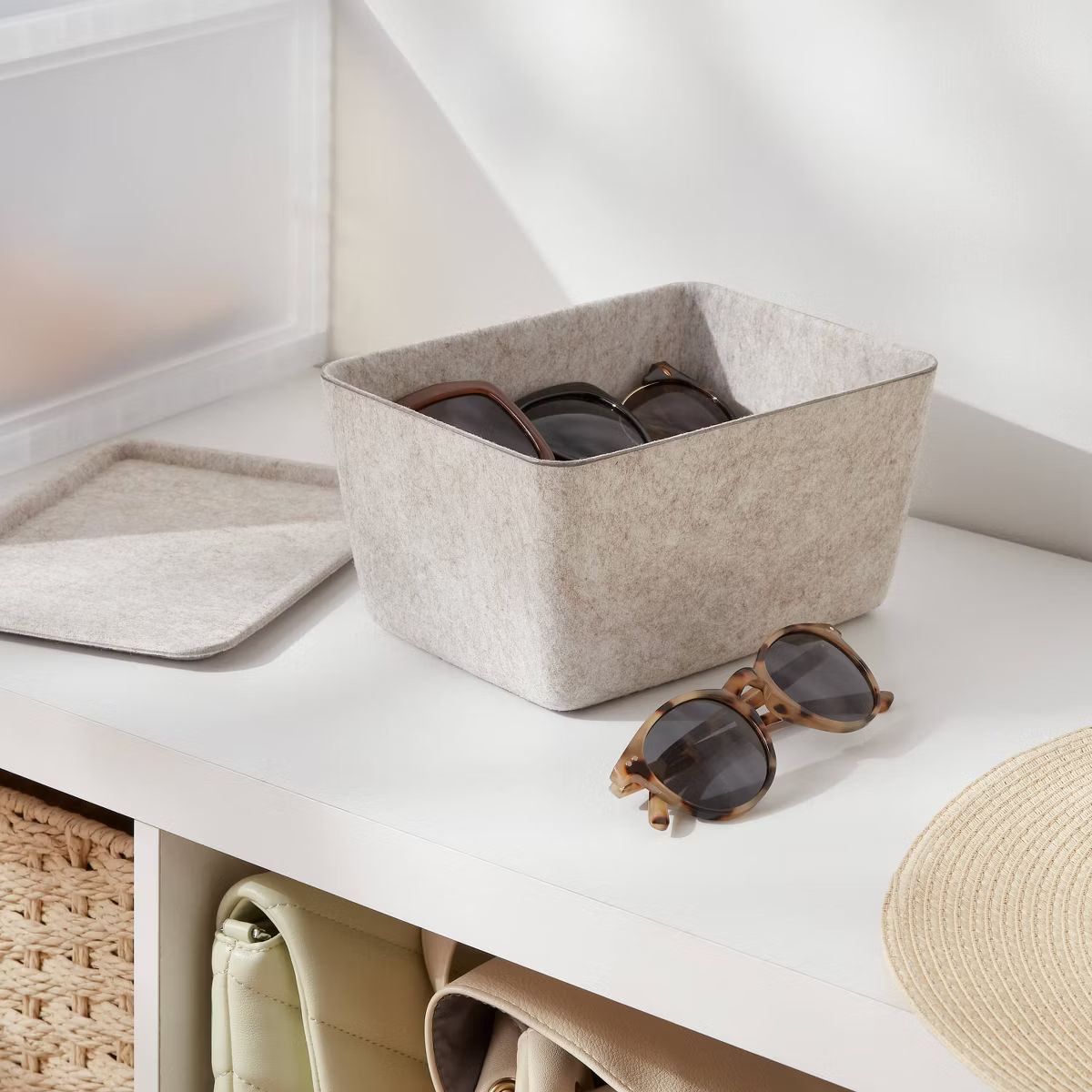 Lidded Felt with Lid Oatmeal - Brightroom | Target