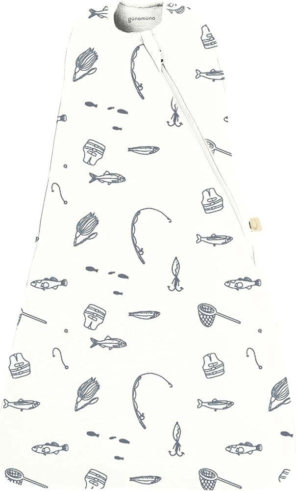 GUNAMUNA Unisex Baby Swaddle Sleep Sack, Easy Diaper Changes, 1.0 TOG, Infants and Toddlers 0-3 M... | Amazon (US)