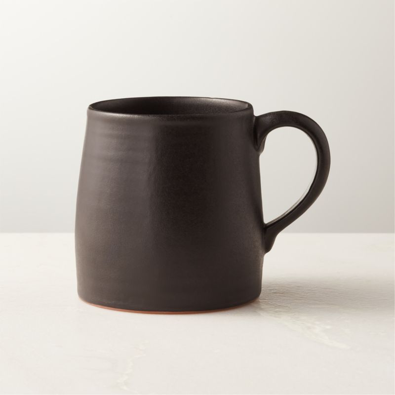 Sculpt Modern Black Coffee Mug + Reviews | CB2 | CB2