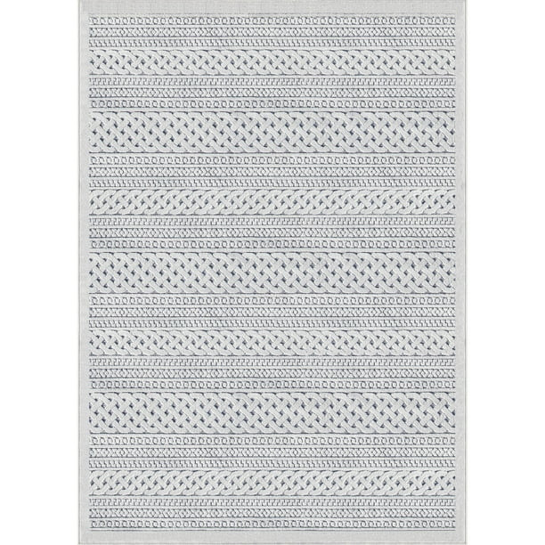 My Texas House Jessie Rug, Natural Gray, 7'9" x 10'10" - Walmart.com | Walmart (US)