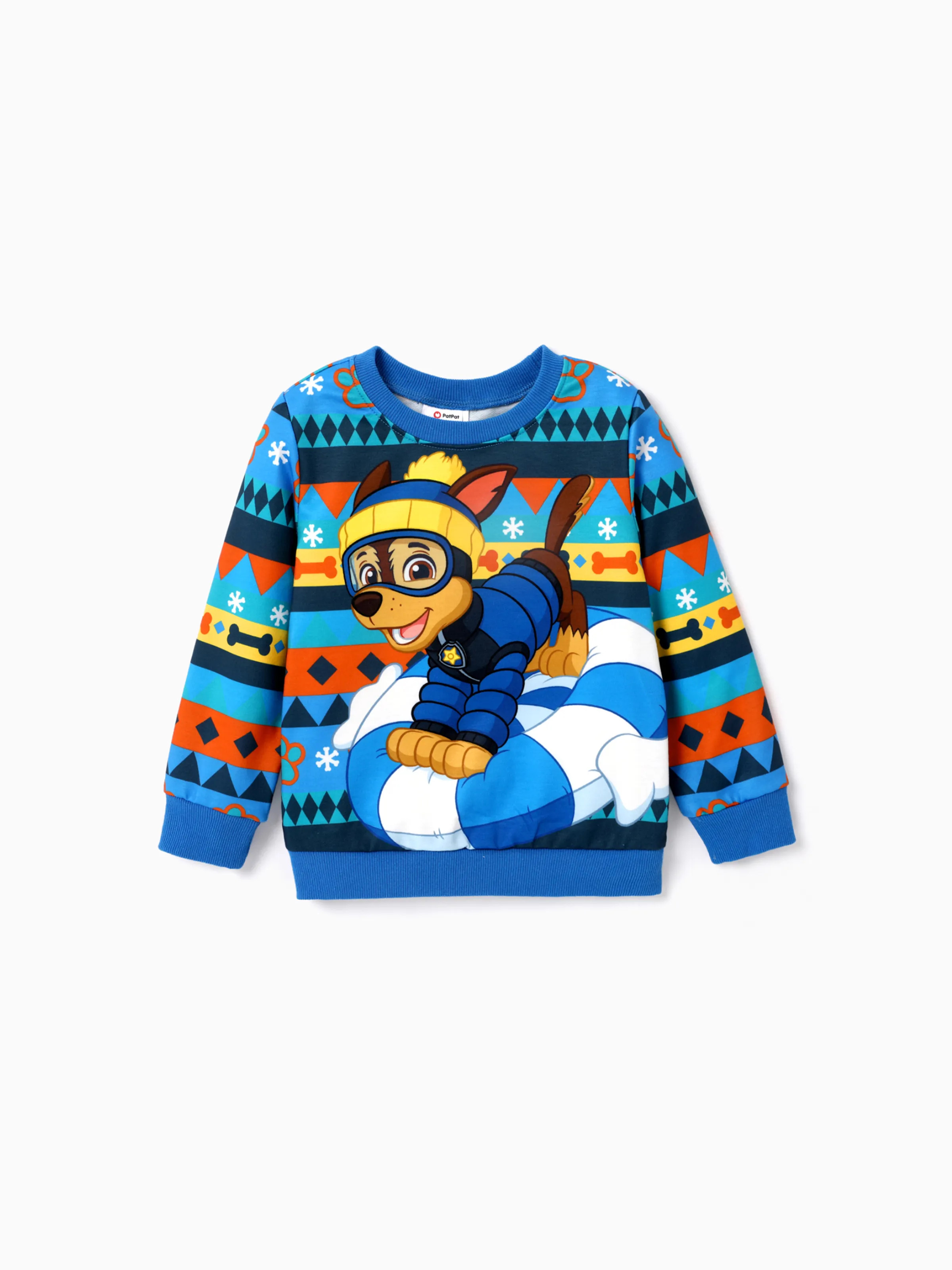 PAW Patrol Toddler Boy Chase Pullover Sweatshirt Blue | PatPat