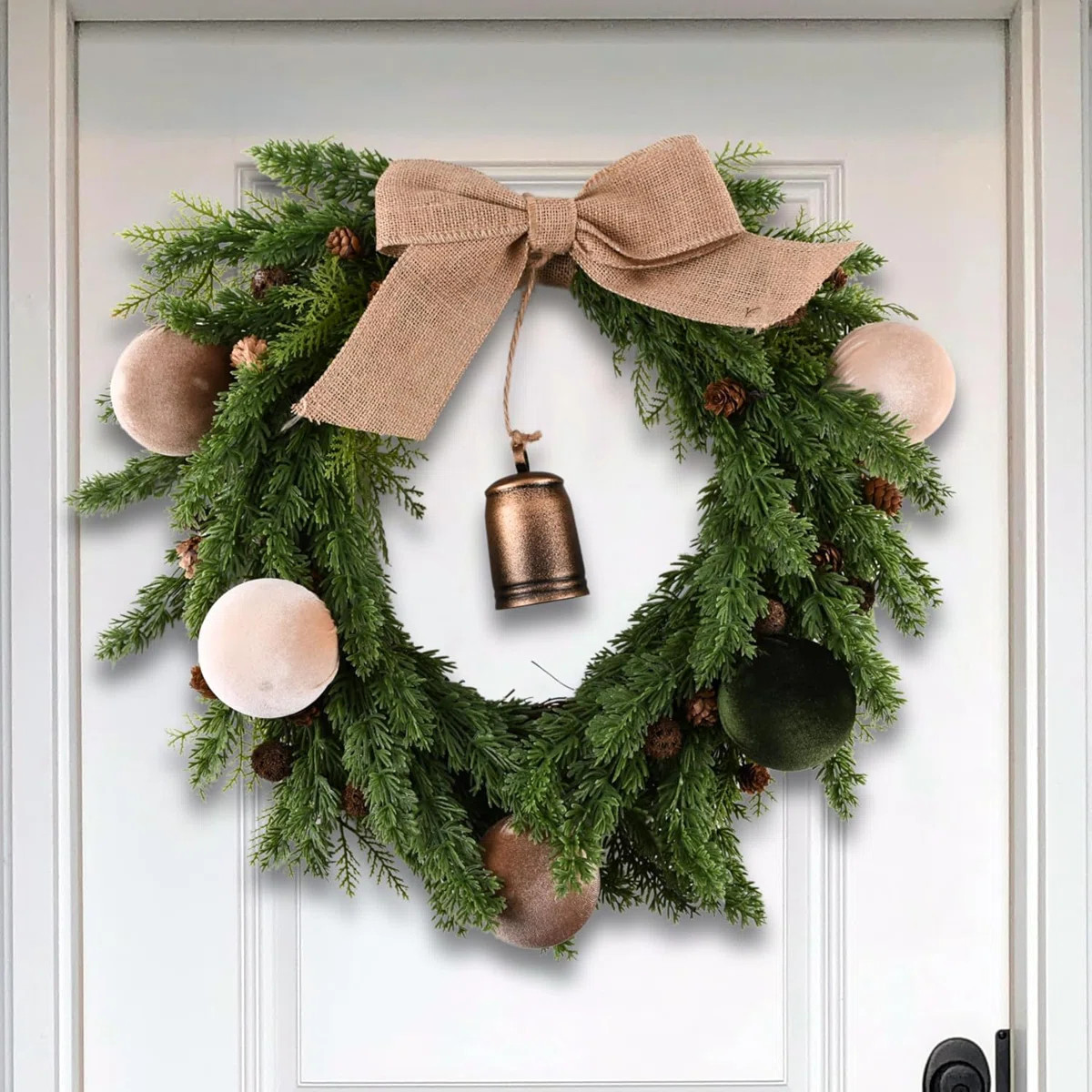 15 Pcs Velvet Christmas Ball Ornaments, 8cm Flocked Ornaments  Christmas Ball Set | Wayfair North America