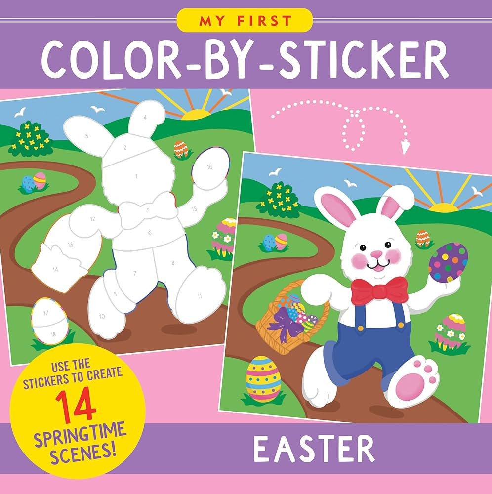 My First Color-by-Sticker Book - Easter | Amazon (US)