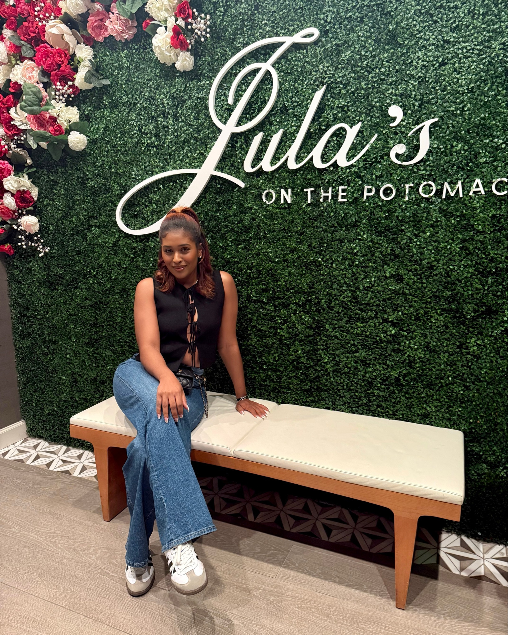 Spring is slowly making its way, and I’m embracing all the cute and casual vibes! This Target sweater top with a front tie adds a little spice, and these mom jeans? Total game changer — snatched waist, chill wide-leg, and a lil’ boost for us little booty girls. Sneakers on for that all-day comfort. Cute and comfy is the vibe all season long! #SpringStyle #TargetFind #BrunchLook #CuteAndComfy

#LTKStyleTip #LTKSpringSale #LTKFindsUnder100