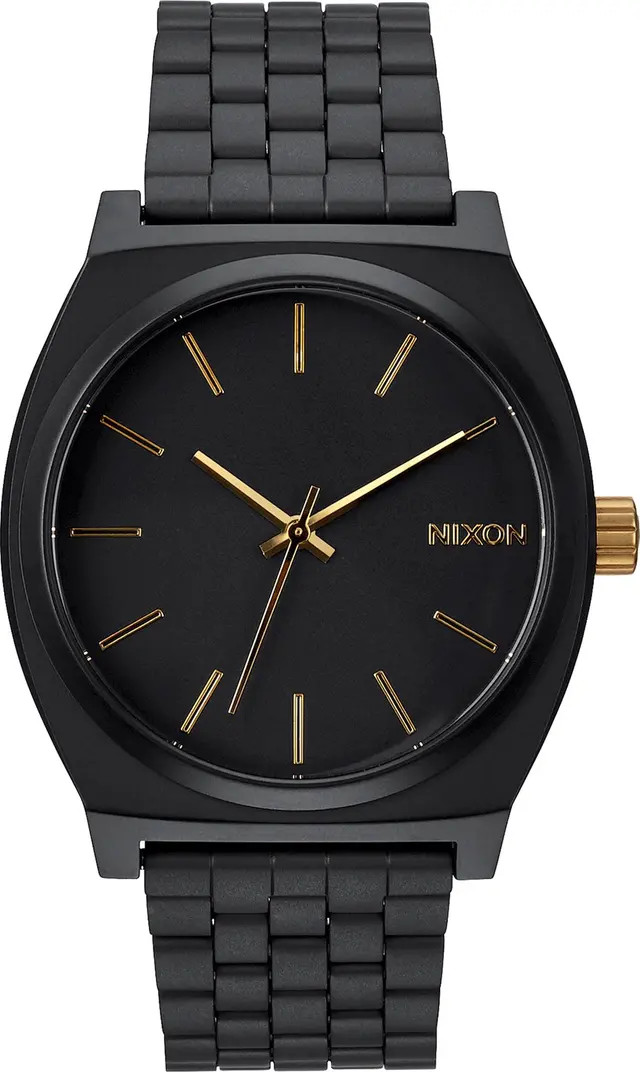 Nixon The Time Teller Bracelet Watch, 37mm | Nordstrom | Nordstrom