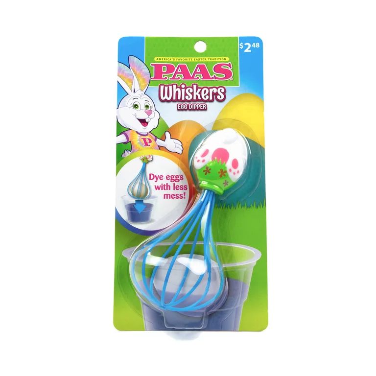 PAAS Easter Egg Dye Egg Dipper, Blue Bunny Bottom Whisk, 1 Count - Walmart.com | Walmart (US)