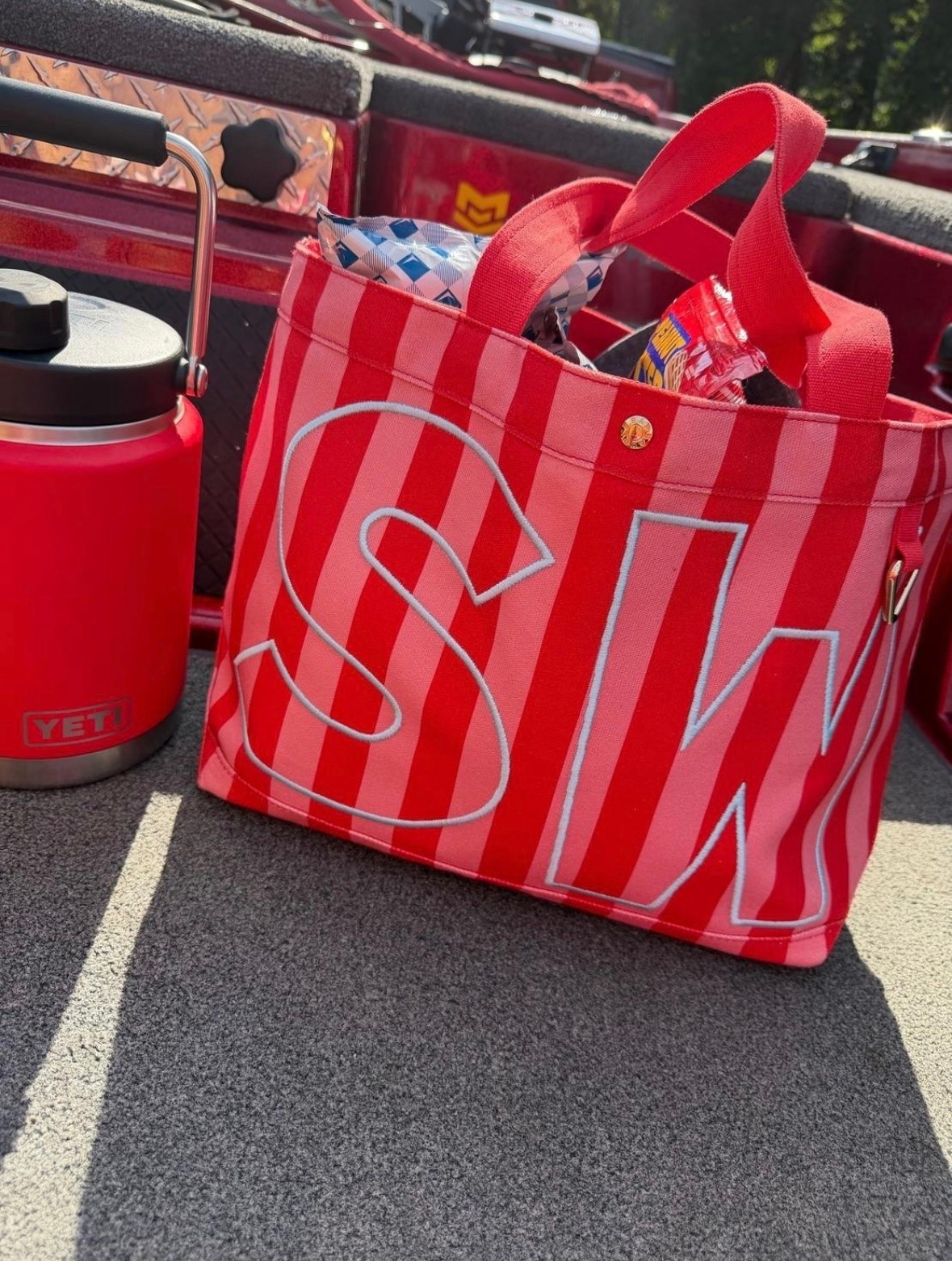 This personalized tote has been my go to for lake days, pool days, and weekend adventures. It’s roomy enough for all the essentials, sturdy, and the custom monogram makes it feel even more special.

personalized tote bag, monogram tote, lake bag, beach bag, pool bag, weekend bag, travel tote, summer accessories, oversized tote, everyday carryall, themominstyle

#LTKmomlife #LTKTravel #LTKSeasonal