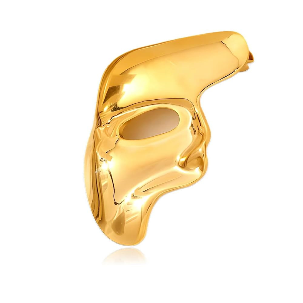 Brooch Pins Gold Mask Lapel Vintage Hijab Brooches for Women Men Fashion Jewelry Clothing Decorat... | Amazon (US)