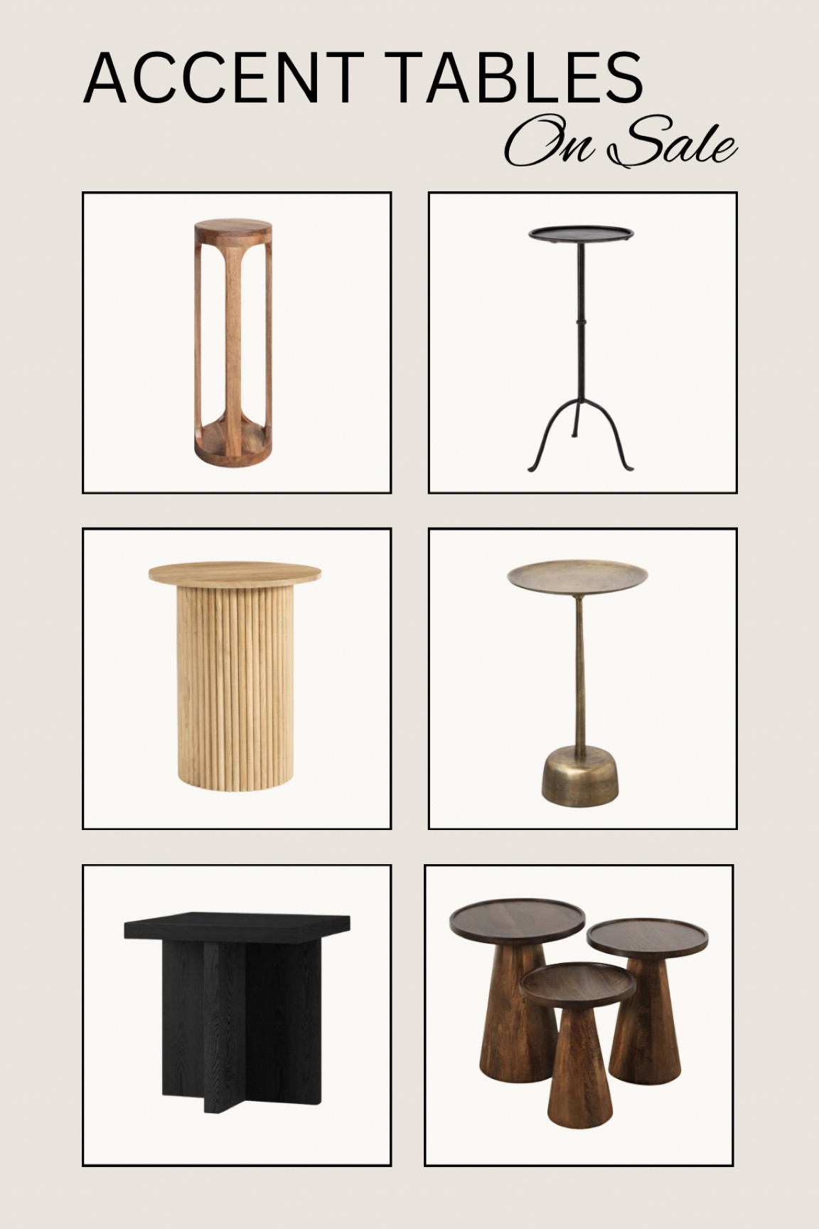 These stunning accent tables are all ON SALE!

#sale #table #accenttable #homeaccent #decor #sidetable #budgetfriendly #affordablehomefind

#LTKsale #LTKcasa

#LTKHome