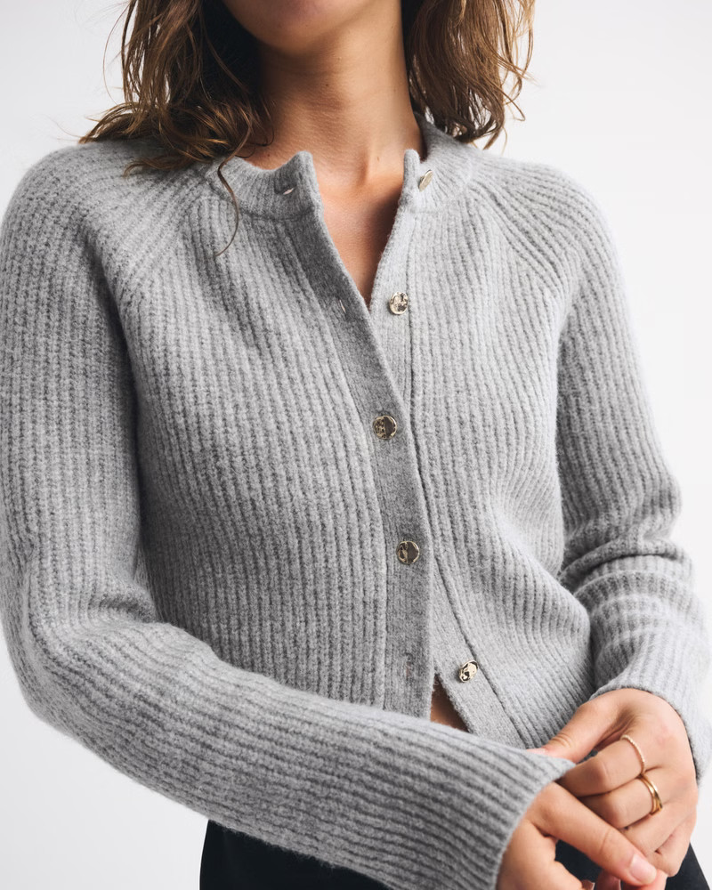 Women's Crew Cardigan | Women's Tops | Abercrombie.com | Abercrombie & Fitch (US)