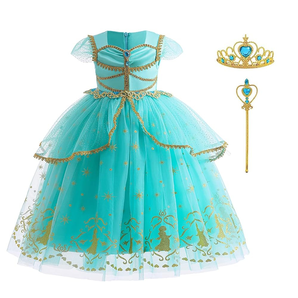 Princess Belle Dress up Halloween Fairy Costume for Toddler Girls, Special Occasion Dresses Birth... | Amazon (US)