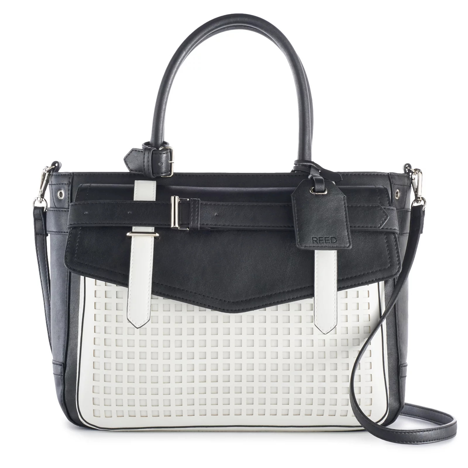 Reed Boxer Belted Large Satchel, Women's, Natural | Kohl's