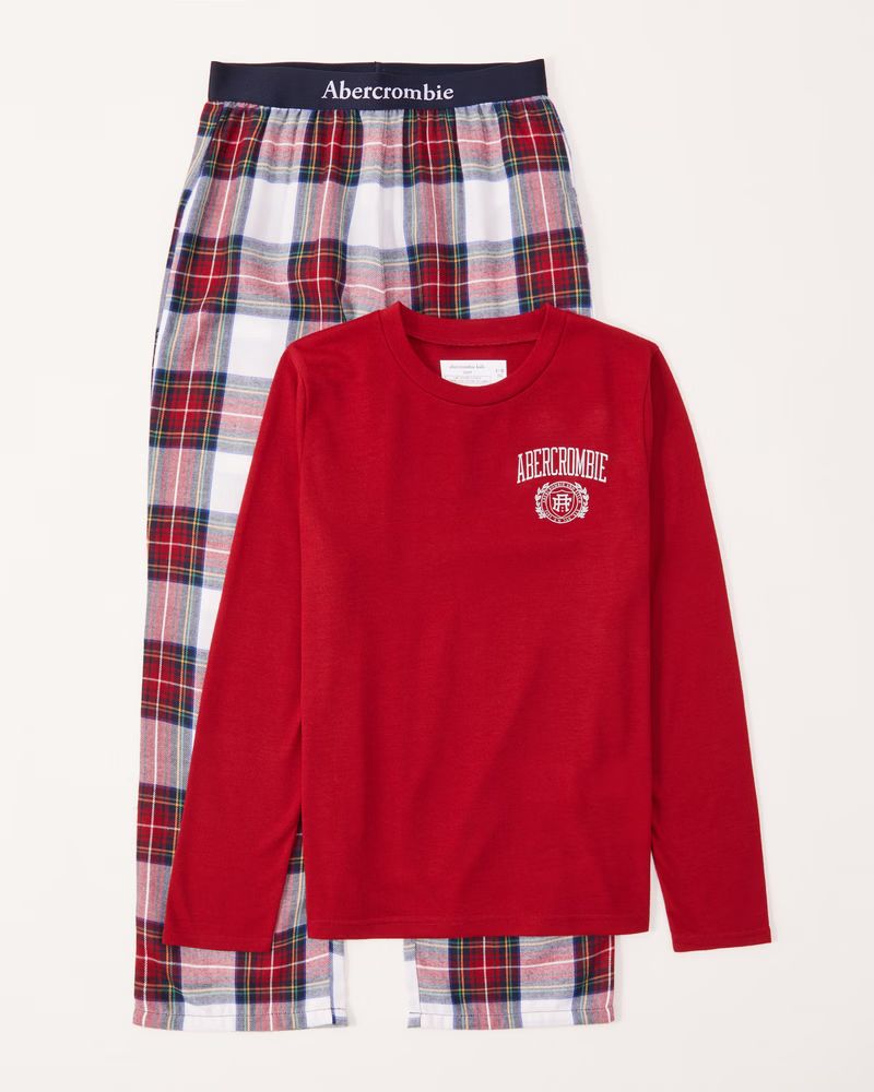 boys flannel pajama set | boys | Abercrombie.com | Abercrombie & Fitch (US)