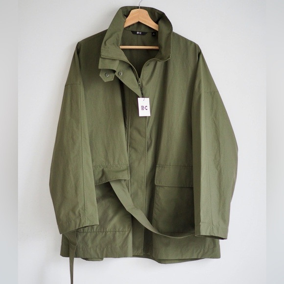 Clare Waight Keller oversized stand collar Uniqlo belted coat Medium | Poshmark