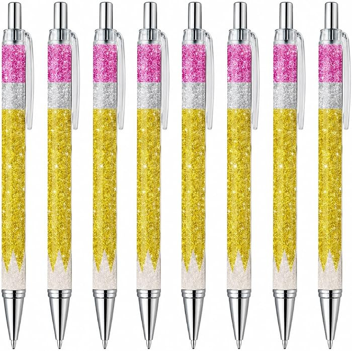 YJ PREMIUMS 8PC Teacher Pen | Cool Best Cute Fun Funny Pencil Teachers Pens for Teaching Marking ... | Amazon (US)