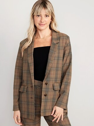Taylor Relaxed Suit Blazer for Women | Old Navy (US)