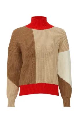 Falisha Colorblock Sweater | Rent the Runway