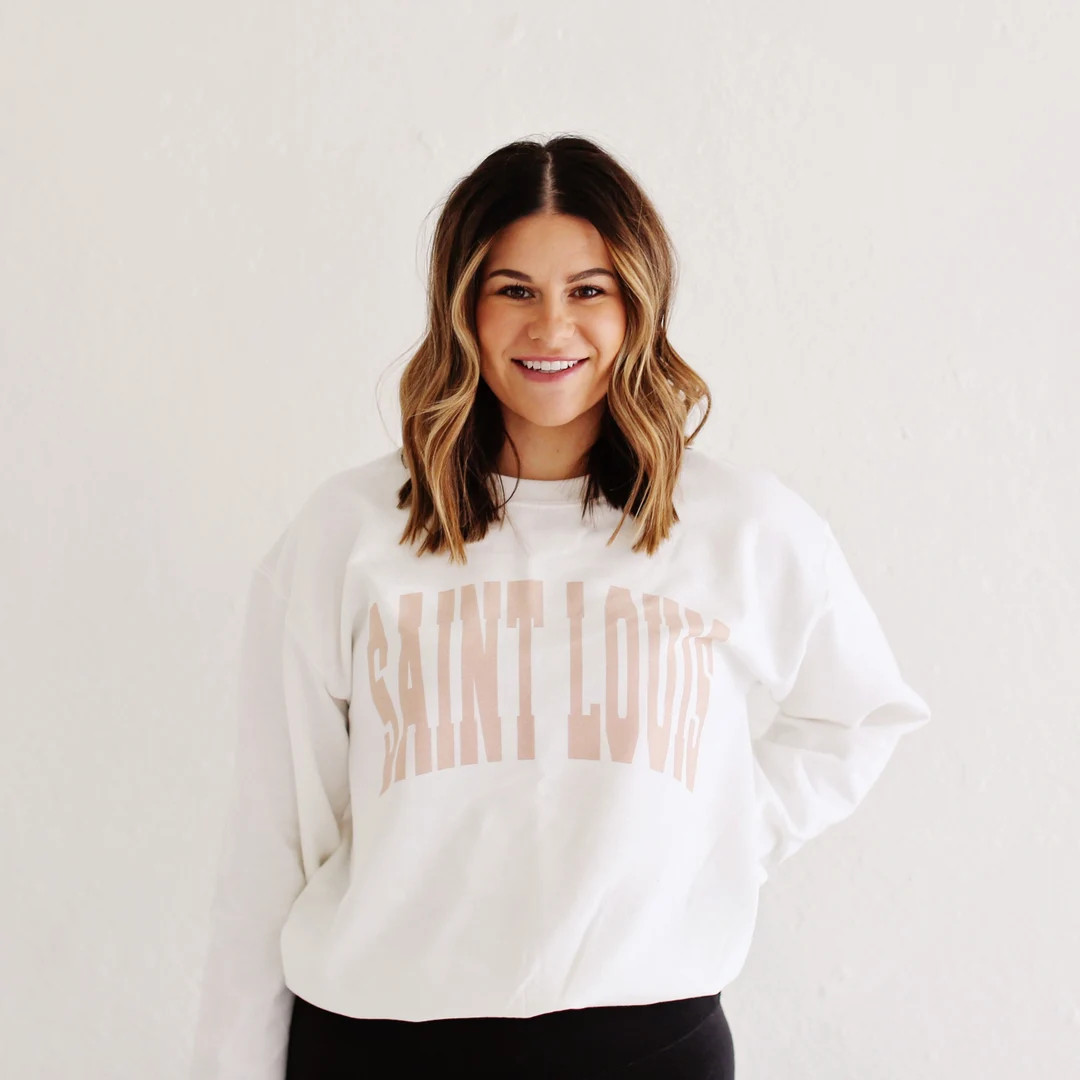 Saint Louis Neutral Sweatshirt - Etsy | Etsy (US)