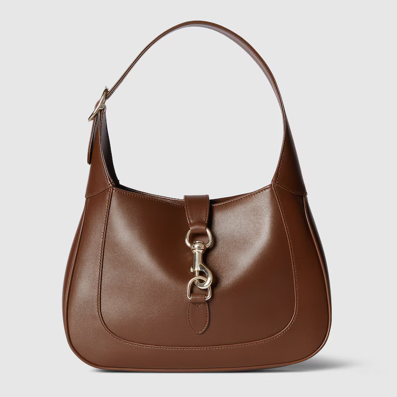 GUCCI Jackie Small Shoulder Bag, Brown, Leather | Gucci (US)