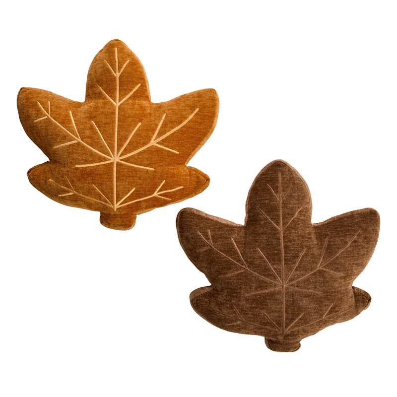 2-Pack Leaf Throw Pillow, 16" | At Home