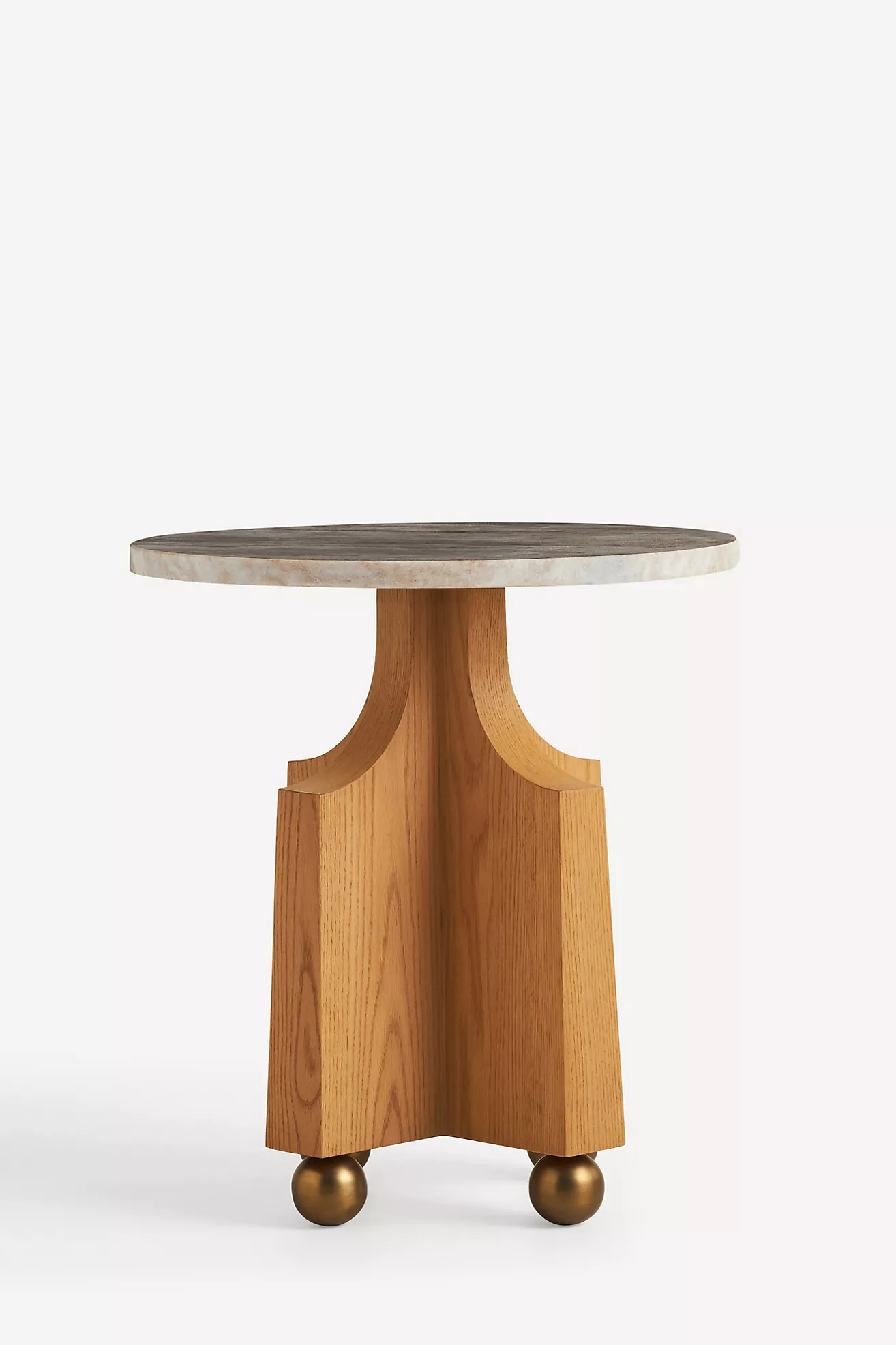 Perry Marble Round Side Table | Anthropologie (US)