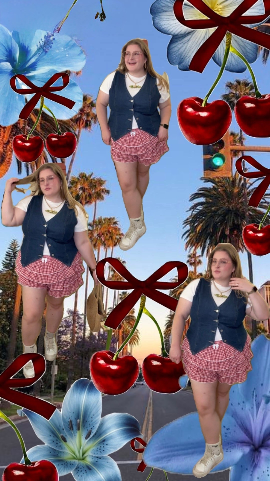 Fun edit of one of my favorite spring outfits! I love the blooomer shorts paired with the denim vest! I’m wearing an XXL in the shorts and 2x in the vest  • plus size outfit inspo • plus size spring outfit • plus size casual outfit • plus size concert outfit • country concert outfit • plus size festival outfit • 

#LTKootd #LTKPlusSize #LTKFestival